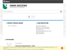 Tablet Screenshot of maszewo.net.pl