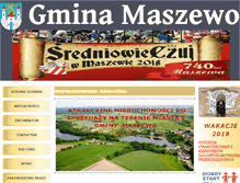 Tablet Screenshot of maszewo.pl